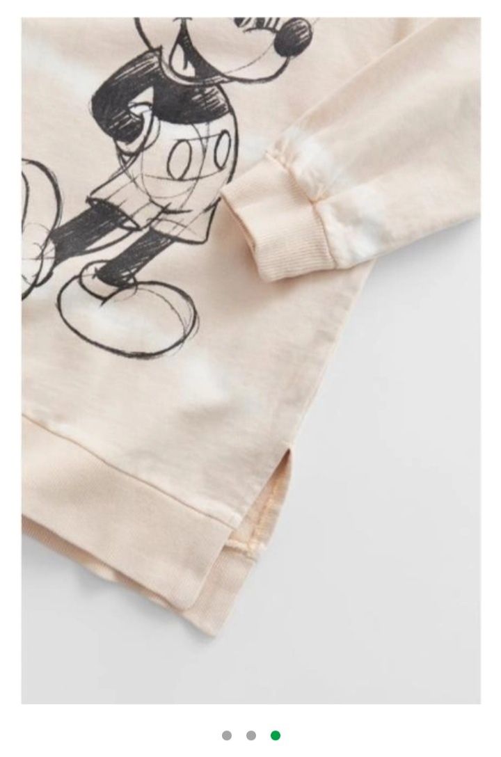 ZARA 11-12L dresowa sukienka z Myszką Miki Minnie