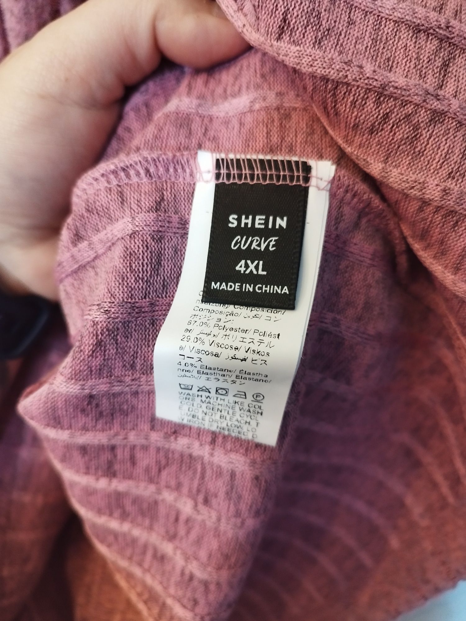 Nowa sukienka tunika swetrowa Shein Curve 50 52