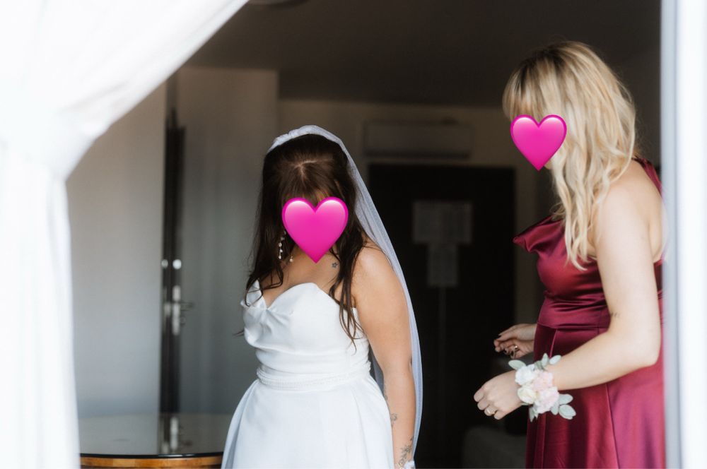 Suknia ślubna gorsetowa