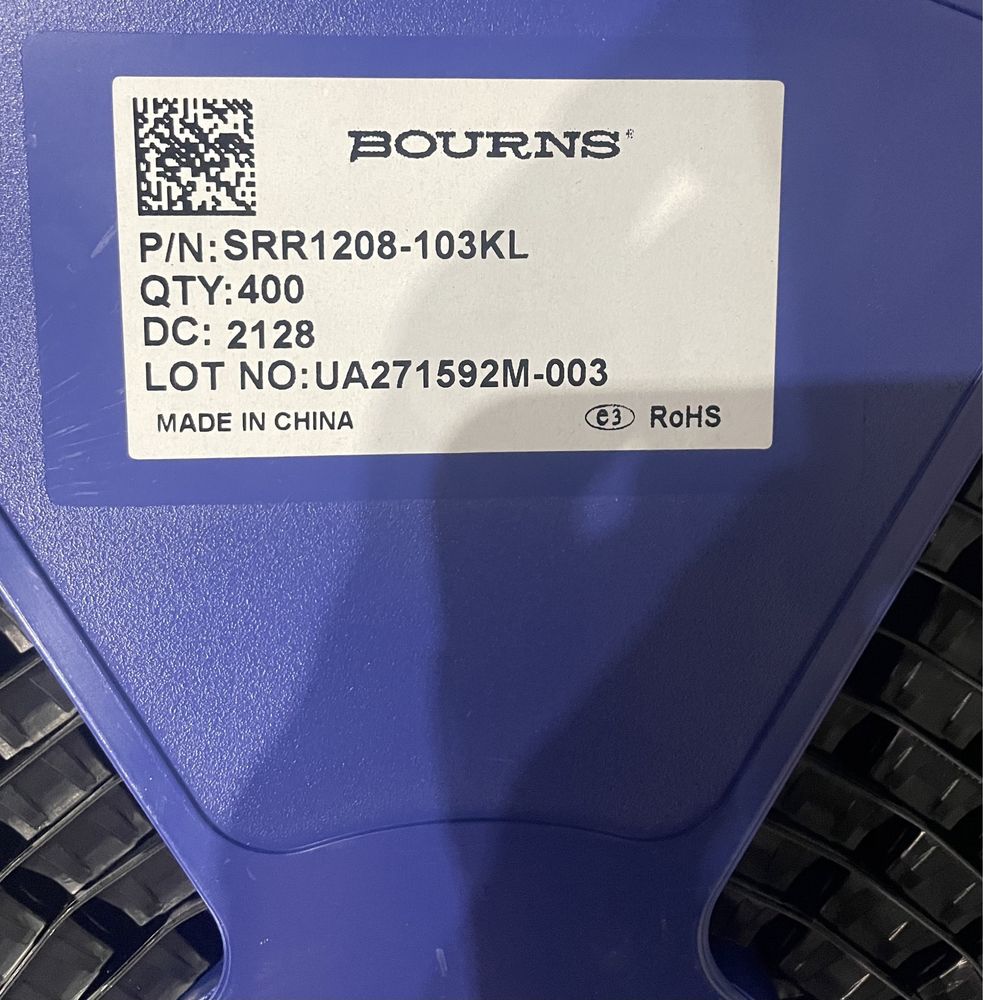 Cewki indukcyjne mocy SMD SRR 12#08-103KL Bourns Komplet Adax Koźle