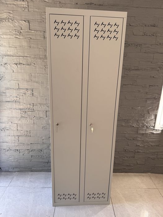 Szafa ubraniowa BHP dwudrzwiowa  180x60x49