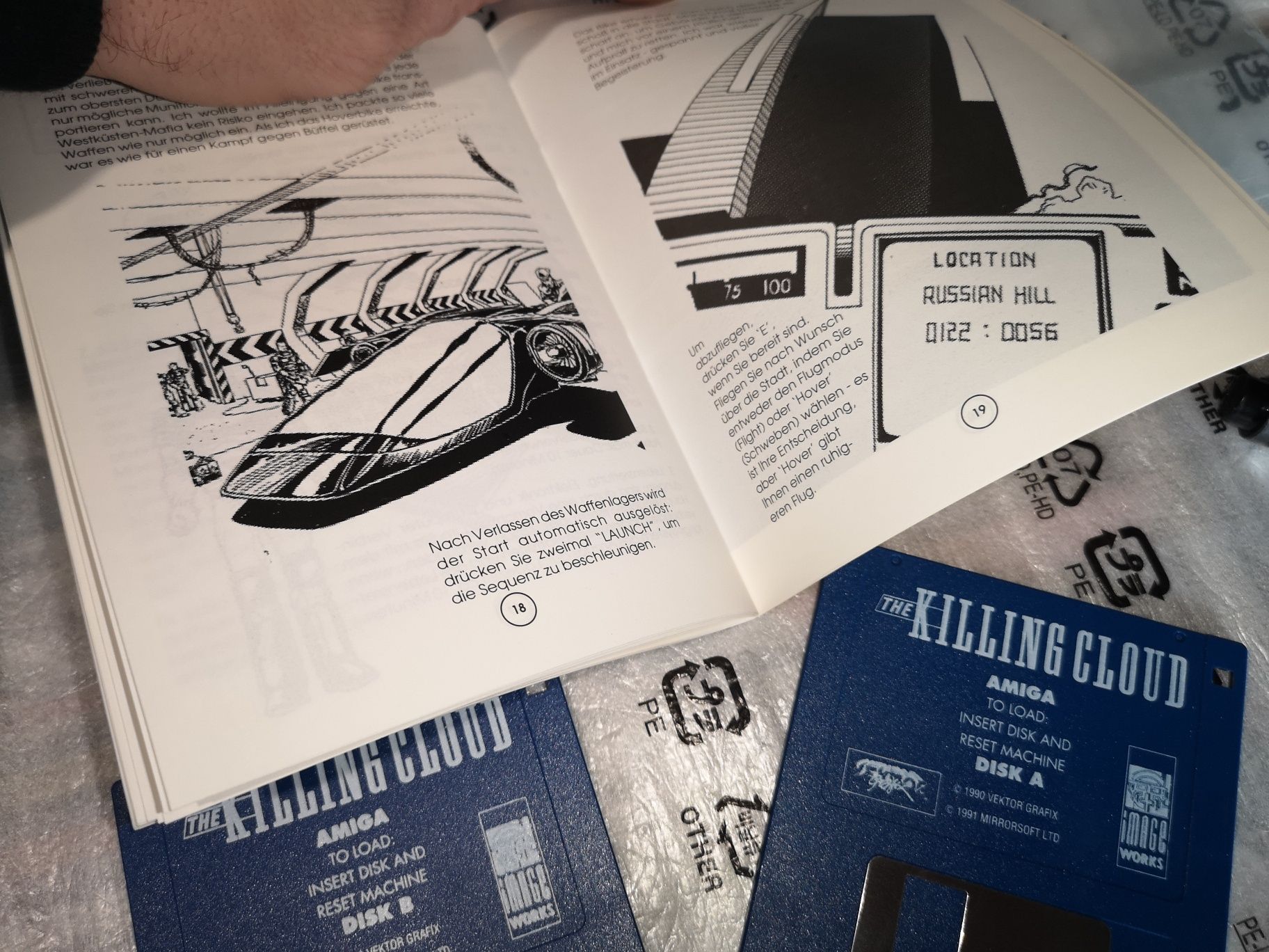 Killing Cloud AMIGA gra Big box (stan kolekcjonerski) kioskzgrami