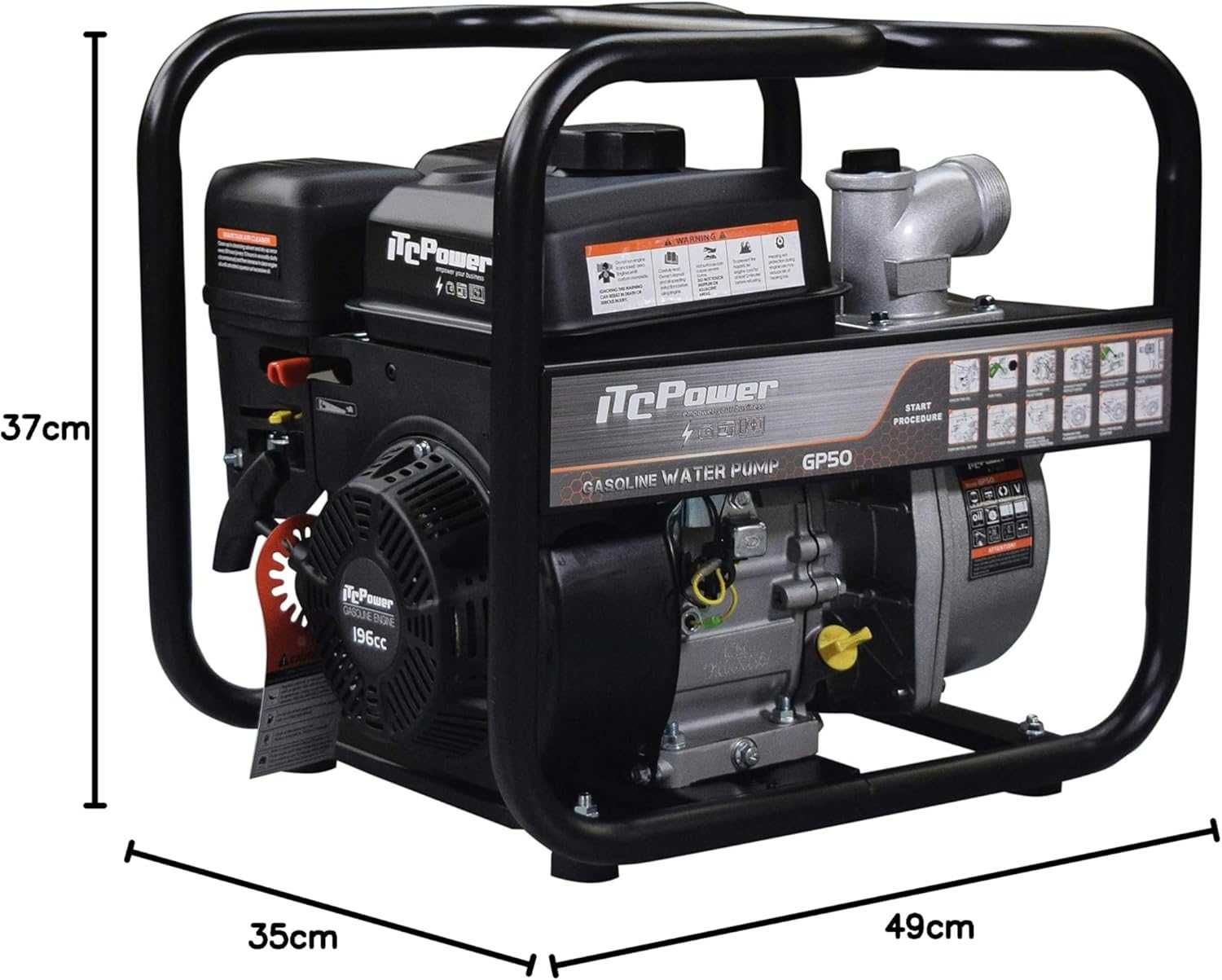 ITC Power GPH50 pompa silnikowa, benzyna