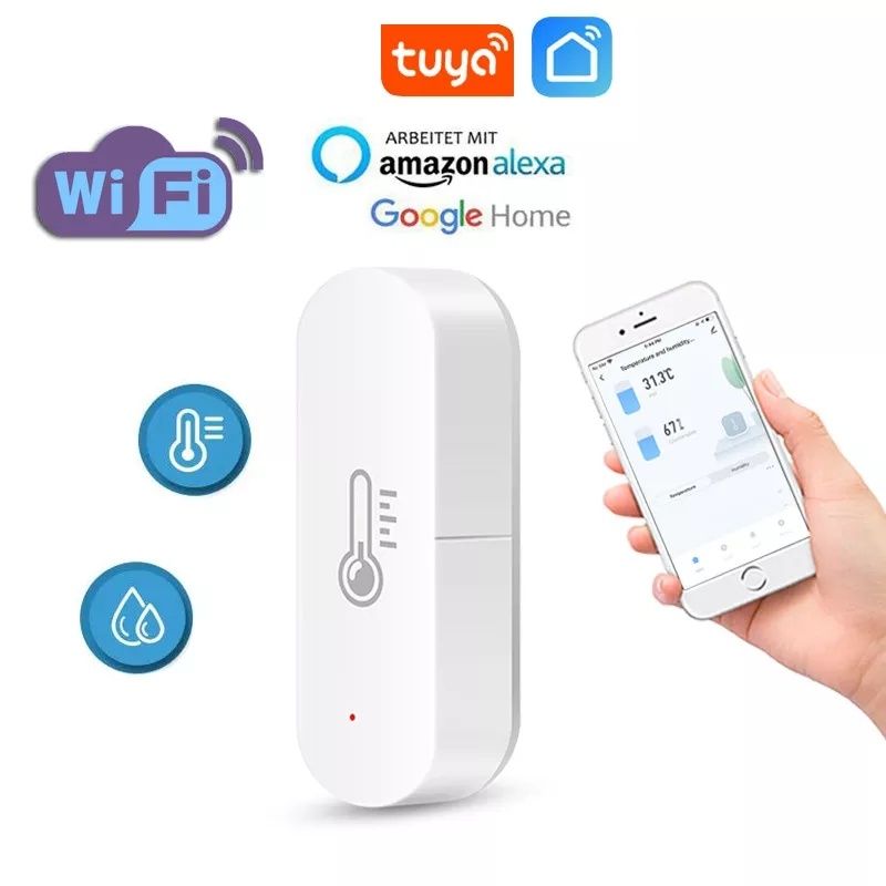 Датчик температуры и влажности Tuya WiFi