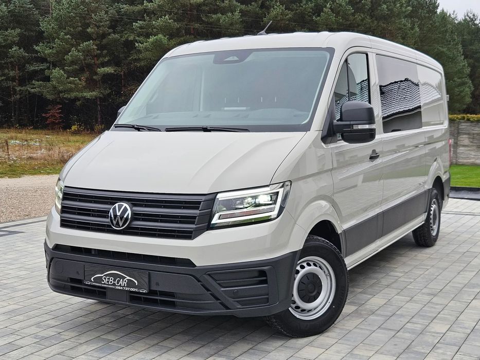 Volkswagen CRAFTER L3H1 NOWY Brygadowy DSG FV23%  L3H1 Brygadowy 6os DSG Ledy  SalonPL Nowy od ręki GWARANCJA 5LAT