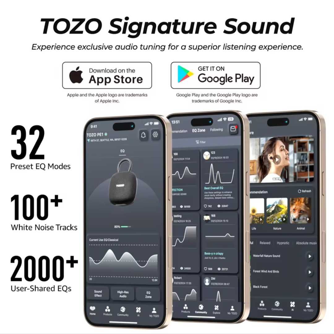 Tozo PE1 - Bluetooth колонка, 10 W