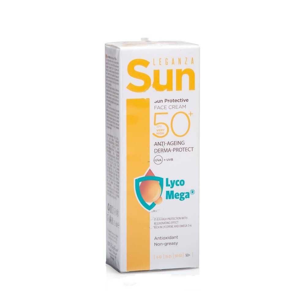 Krem ochronny do opalania Przeciwsł. Anti-Age Leganza Sun SPF 50+ 75ml