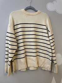 Sweter w paski / M / Zara