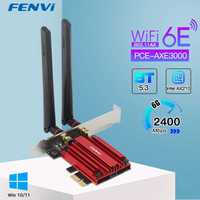 Fenvi Wi-Fi 6E адаптер PCE-AXE3000, Intel AX210