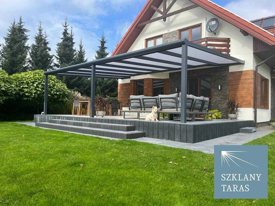 Weranda aluminiowa, zadaszenie tarasu, ogród letni, patio