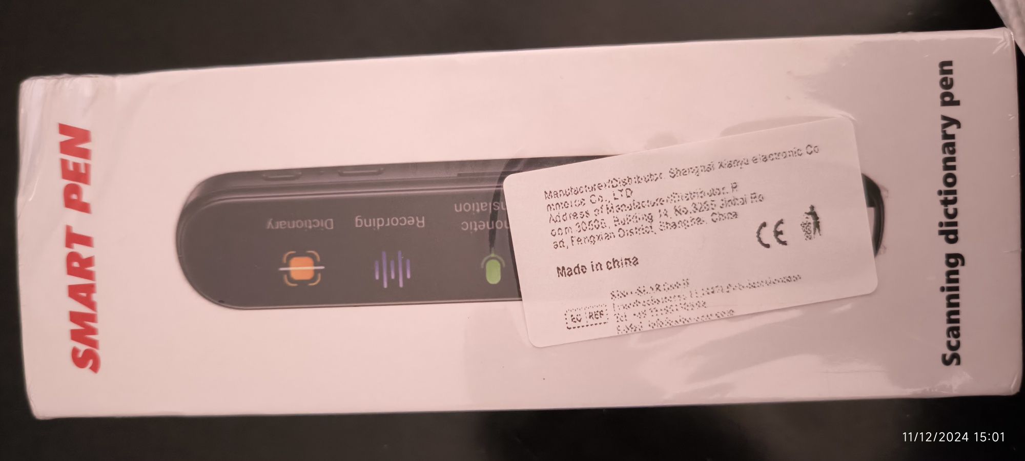 Smart pen. Caneta tradutora