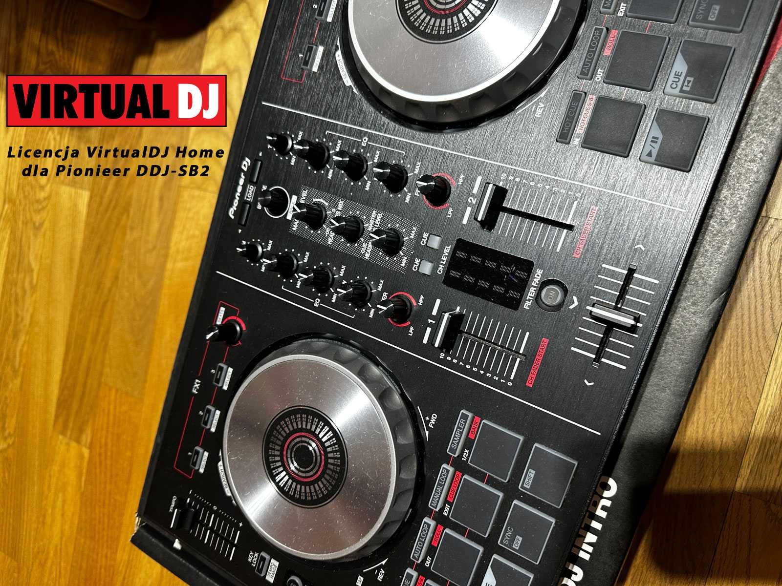 Kontroler Pioneer DJ DDJ-SB2 + Licencja VirualDJ HOME PLUS