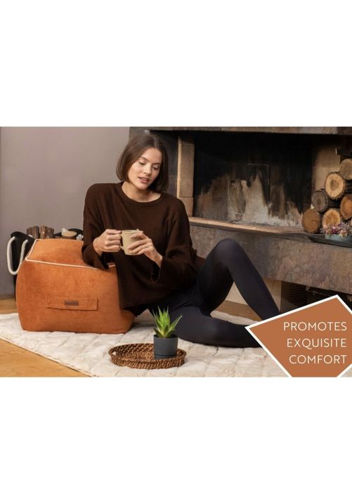 Puf kwadratowy, wysokiej jakości puf z siedziskiem 45x45cm