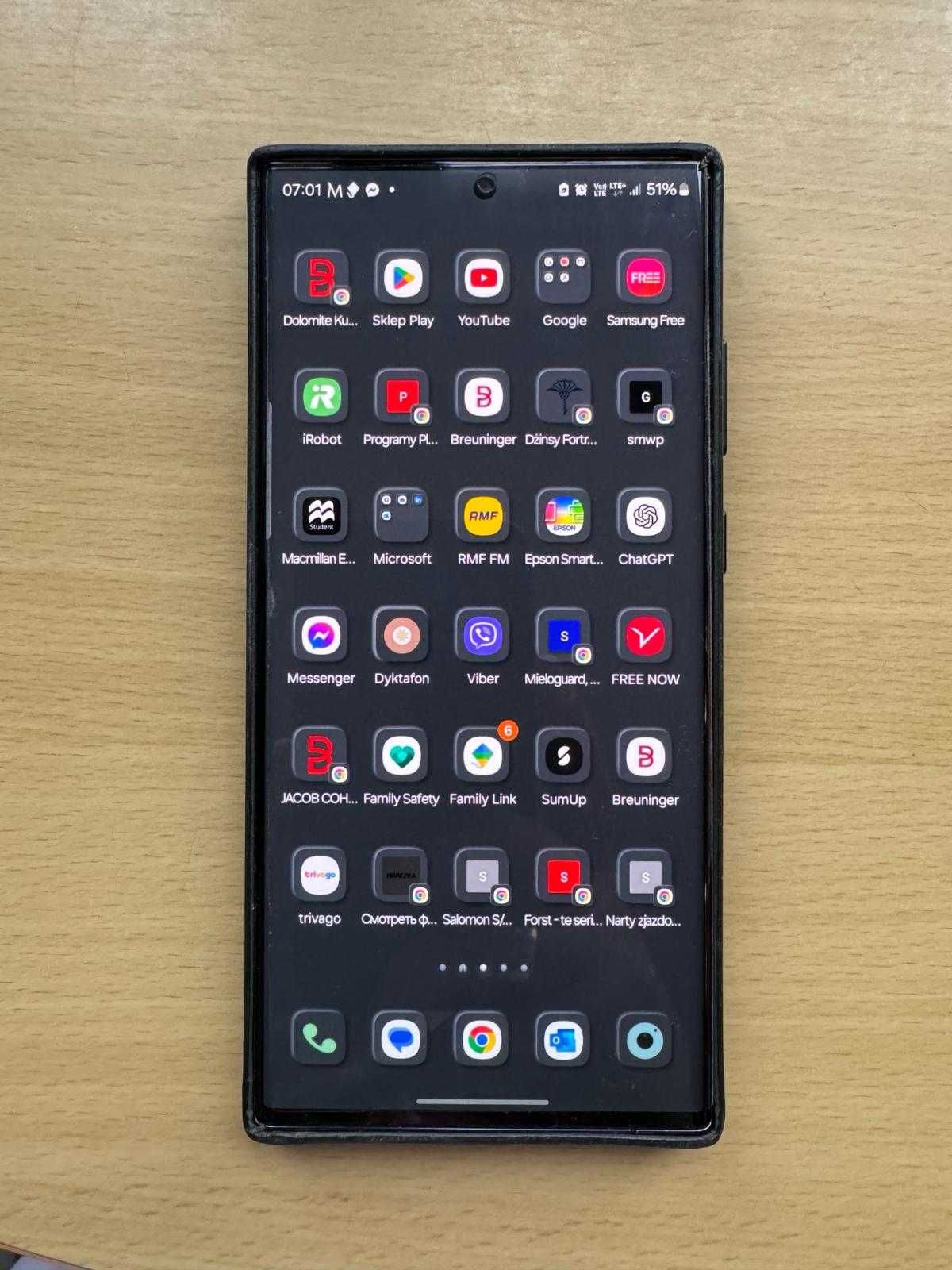 Smartfon SAMSUNG Galaxy S23 Ultra 8/256GB czarny 100% sprawny