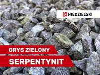 Grys Serpentynit 8-25 Zielony Green kamień ozdobny kamienna