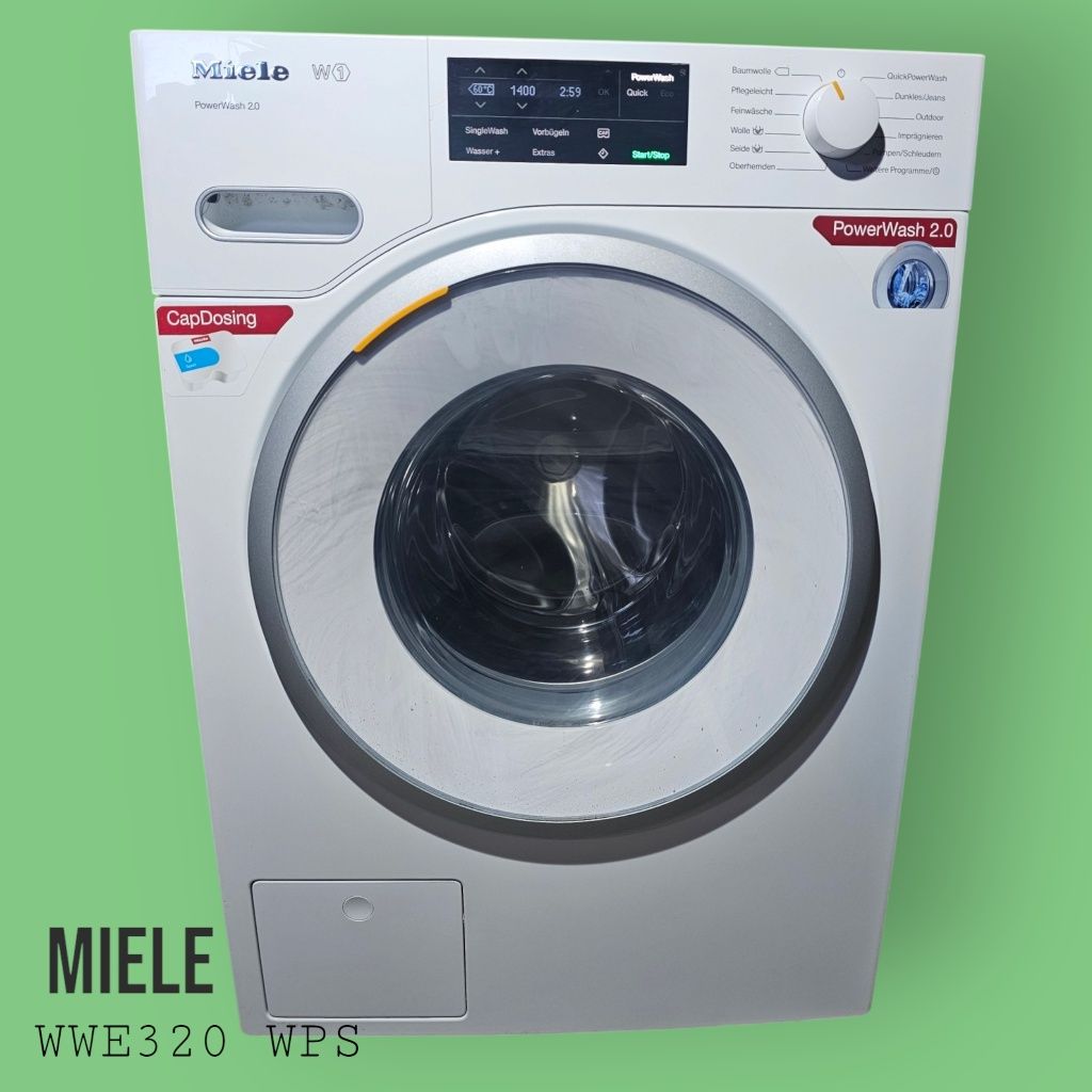 Pralka Miele WWE320 WPS; Polskie Menu