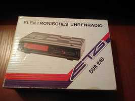 Радиоприемник часы Elertronisches Uhrenradio ETG DUR 240 Германия БУ