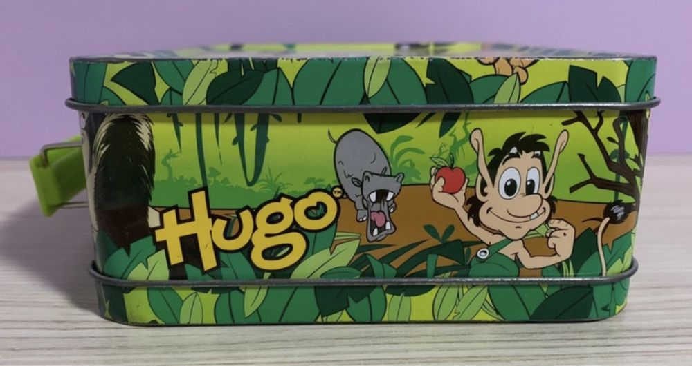 Pudełko pojemnik kuferek puszka metalowa Frugo Unikat Vintage
