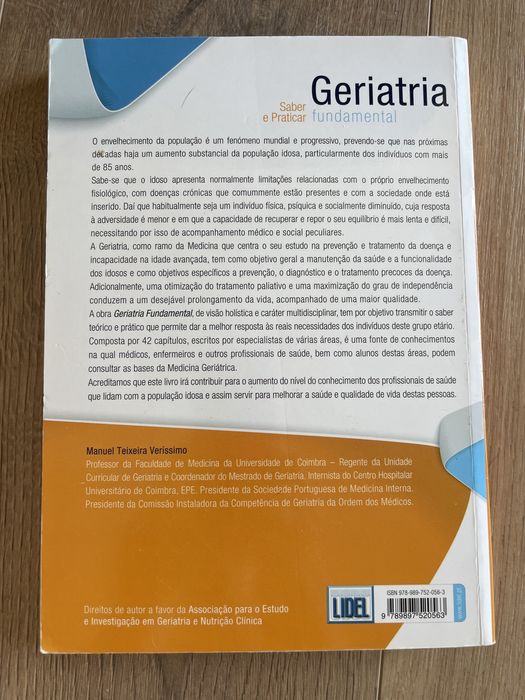 Livro Geriatria Fundamental LIDEL