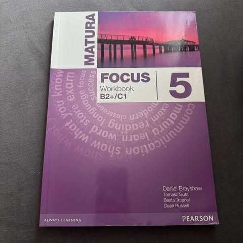 ćwiczenia do nauki języka angielskiego Focus 5 Matura B2+/C1
