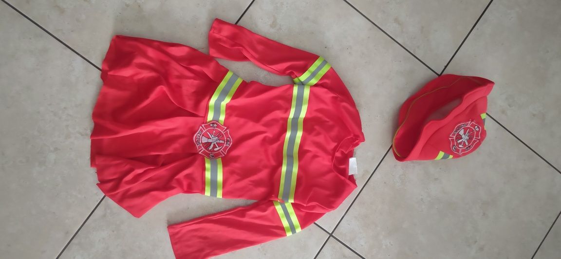 Disfarce Máscara vestido Bombeira