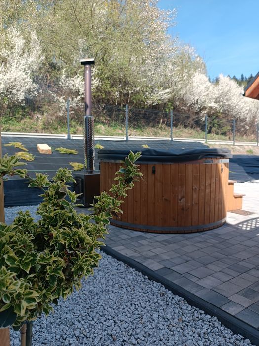 Domek w górach Dom Ferie Nocleg Jacuzzi Balia Sól Zwardoń Beskidy Prom