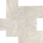 Płytki Marmurowe Marmur Queen Beige bębnowany komplet rzymski 0,742 m2