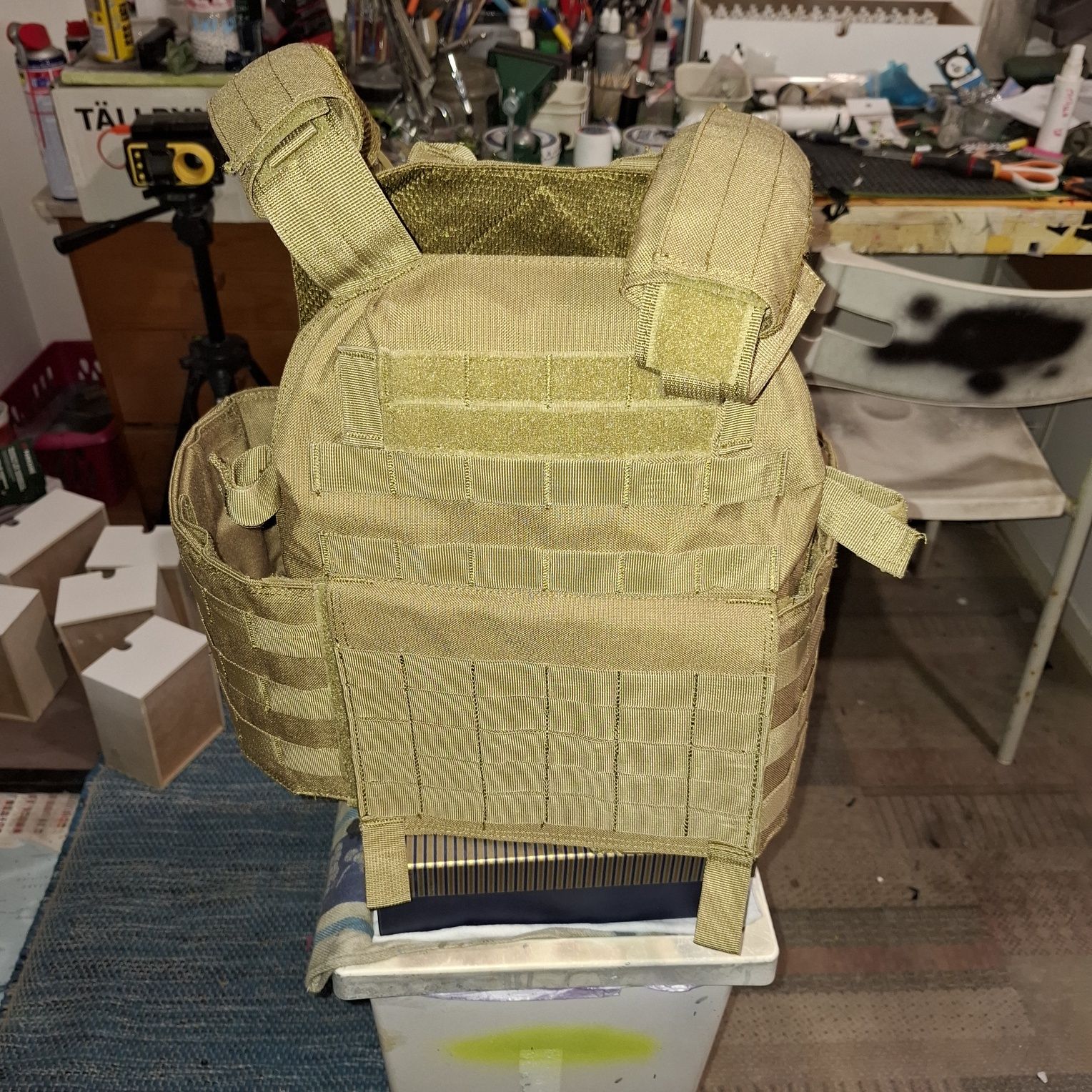 Airsoft plate carrier colete
