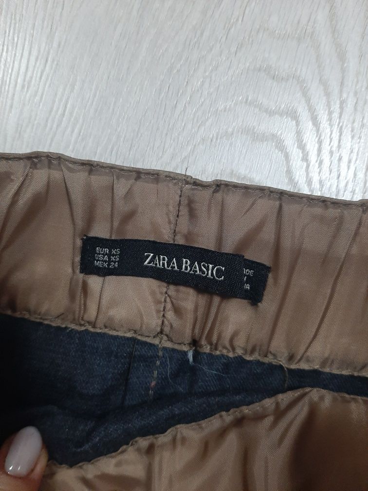 Юбка из экокожи ZARA