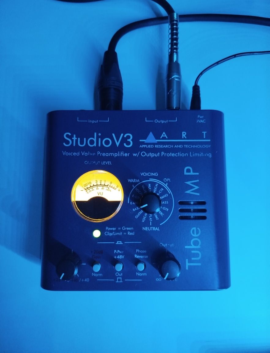 Ламповий передпідсилювач ART Tube MP Studio V3