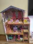 Duży domek dla lalek  Barbie 125cm
