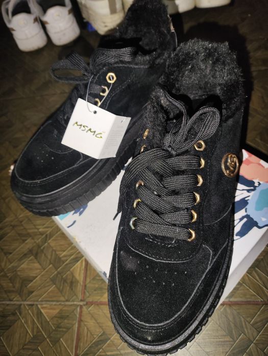 Buty ocieplane na platformie