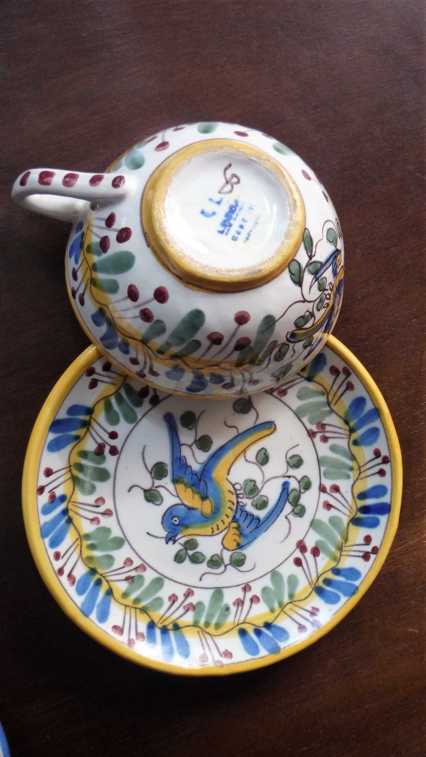 Chávenas de porcelana Viúva Lamego, Lisboa