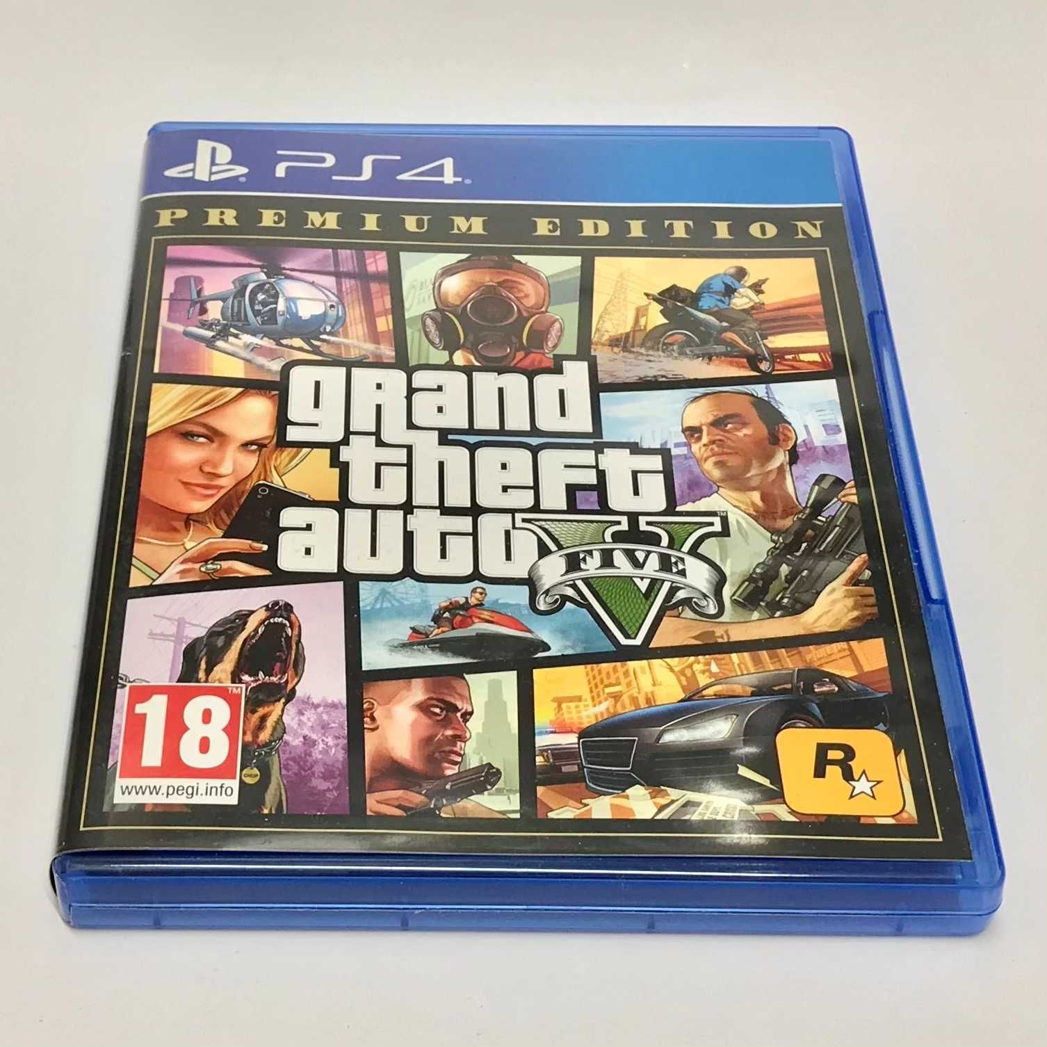 GRAND THEFT AUTO V GTA V Premium Edition Gra PS4 PlayStation 4 PUDEŁKO