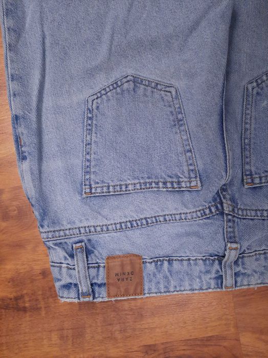Spodnie jeansowe jeansy boyfriend Zara rozmiar 34 realnie S 36