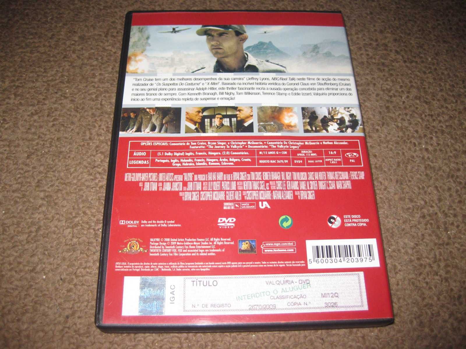 DVD "Valquíria" com Tom Cruise