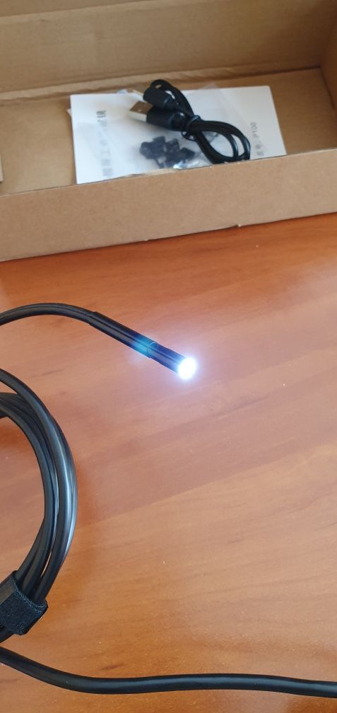 Эндоскоп (бороскоп, ендоскоп) P100 2.4" 1080P IPS 5.5mm 2метра