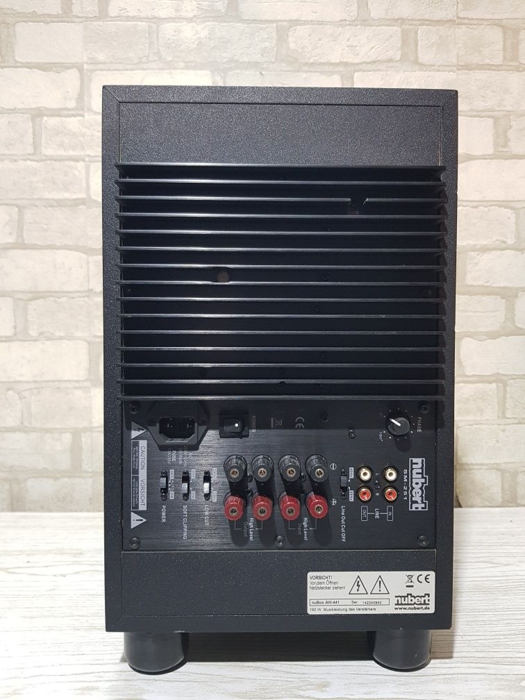 235Вт Активний сабвуфер/активный сабвуфер Nubert SM-251 б/у +1 б/с, з