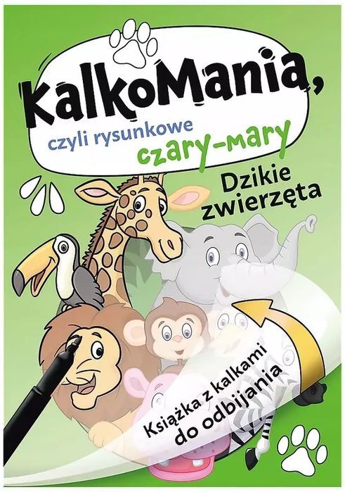Kalkomania. Dzikie Zwierzęta  Nowa