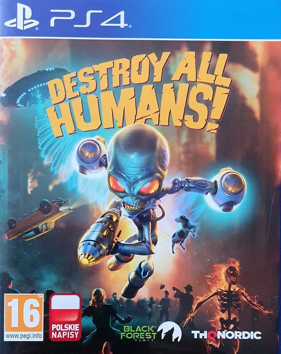 DESTROY ALL HUMAN! PL Playstation 4 PS4 PS5 Sklep Multigames Kraków