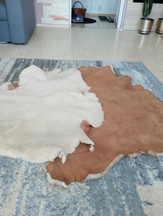 Skóry owcze wyprawione