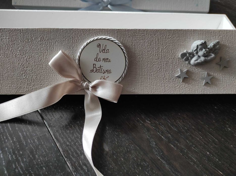 Caixa nova para vela de Batismo / Batizado