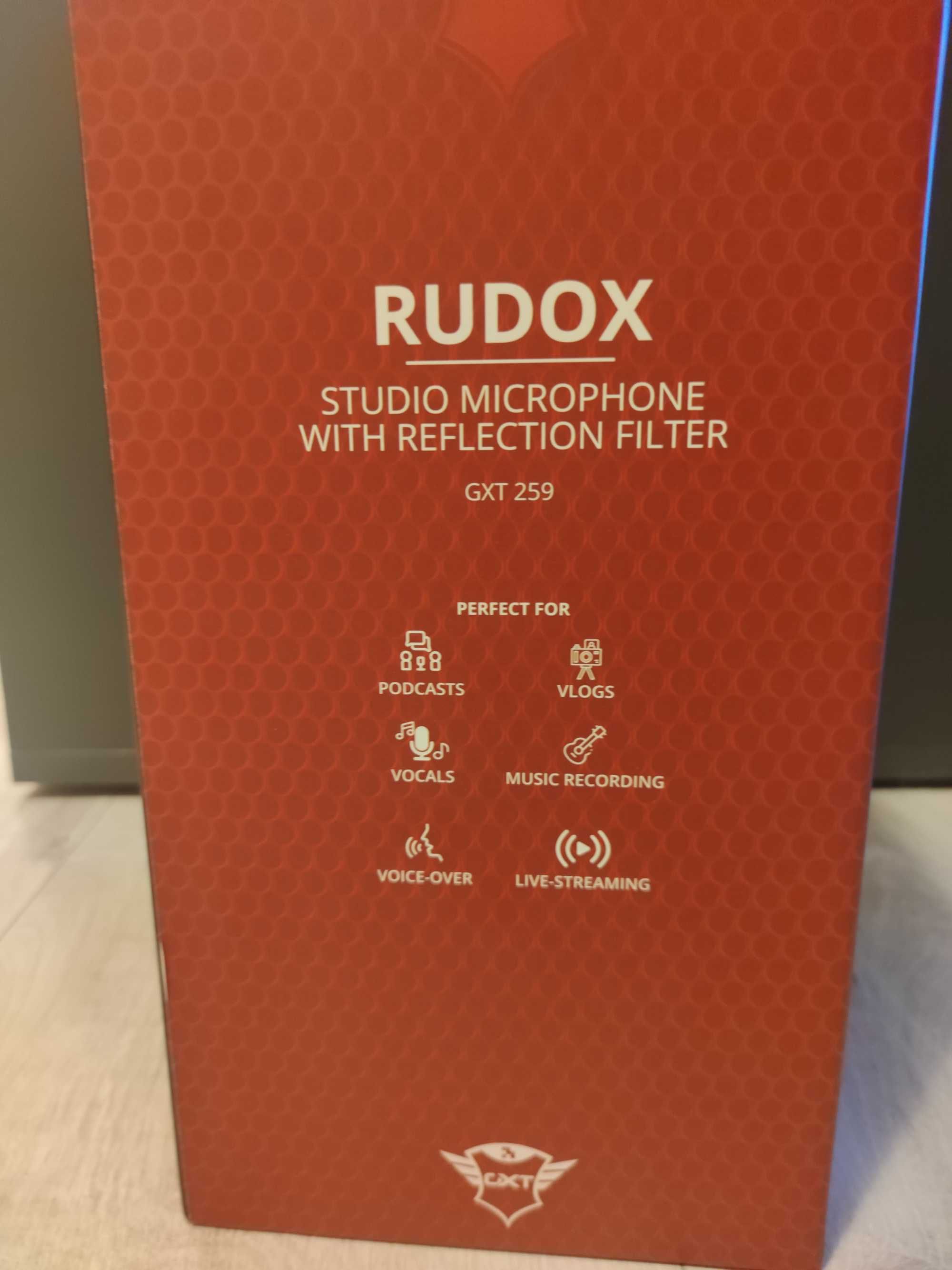 Mikrofon Rudox studyjny z filtrem