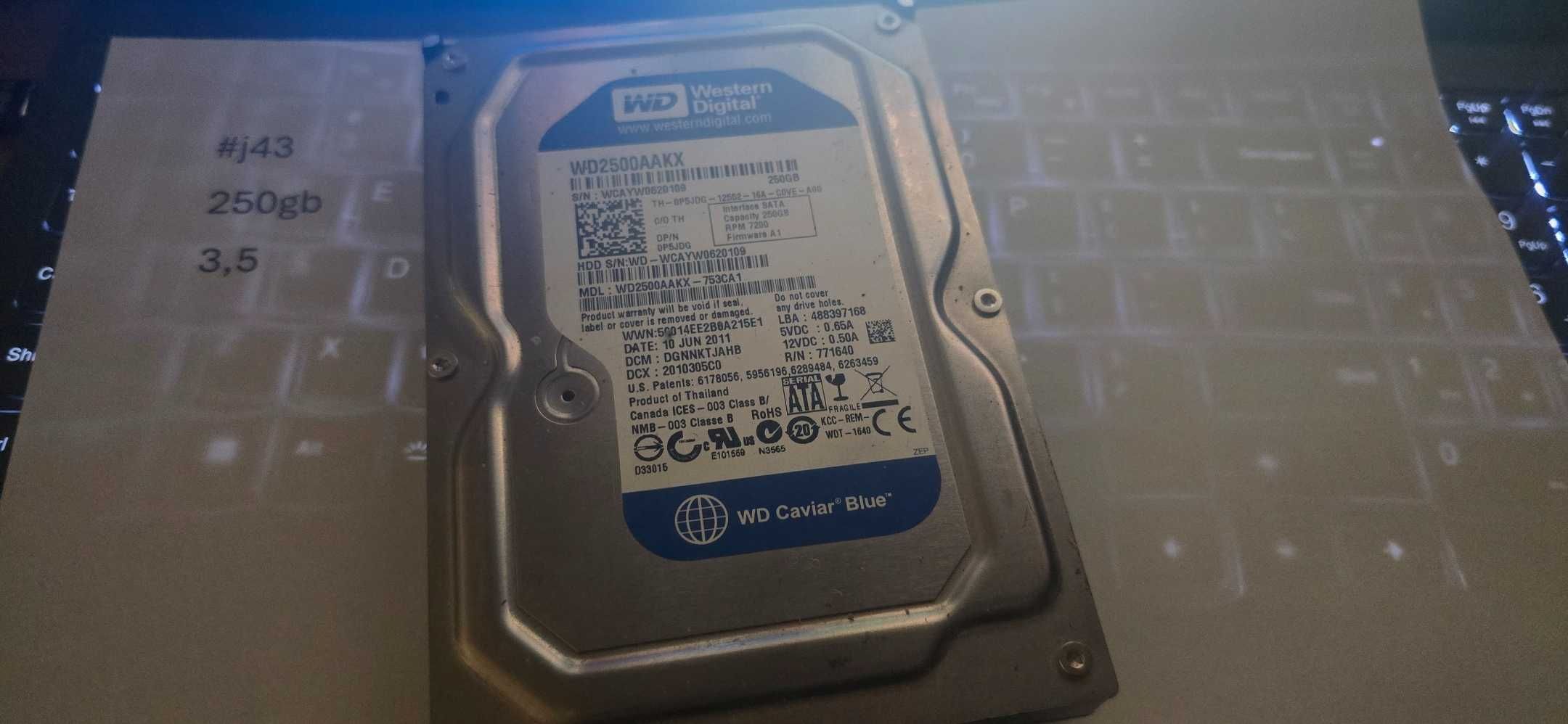 dysk twardy 250gb 3.5 sprawny #j43
