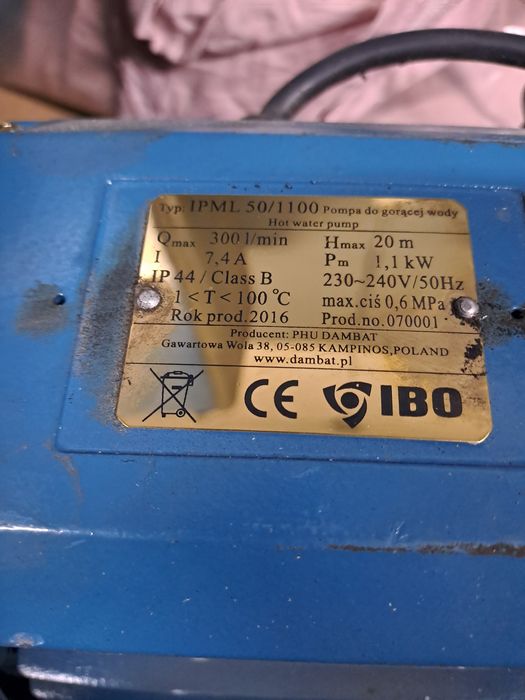 Pompa obiegowa 50/1100