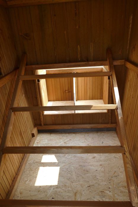 Kurnik WÓZ- brązowy dla 12  kur