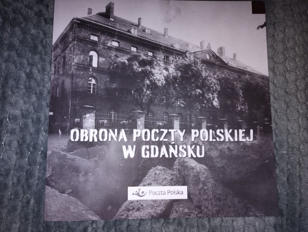Folder kartka pocztowa Obrona Poczty Polskiej w Gdańsku