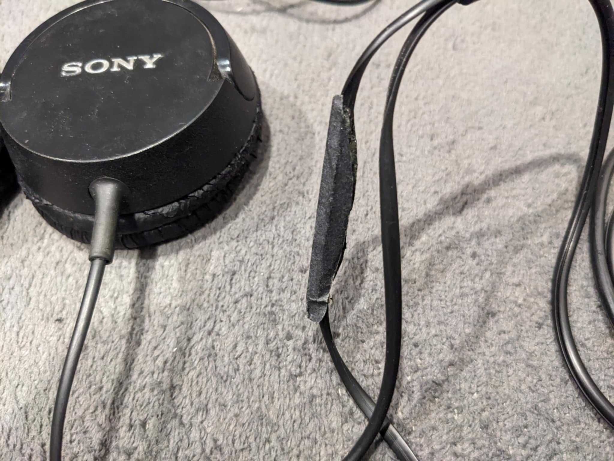 Słuchawki nauszne SONY MDR-ZX100 + zapasowe głośniczki