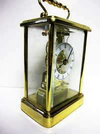 relógio de mesa quartzo em forma de relógio antigo com caixa em latão