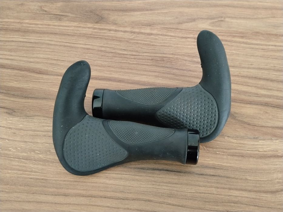 Gripy chwyty rowerowe skręcane ergonomiczne z rogami jak Ergon